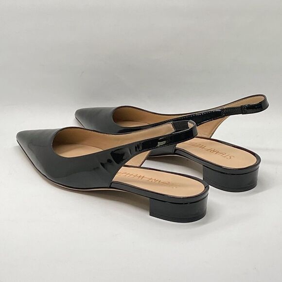 Stuart Weitzman Patent Leather Slingback Flats size 7.5 - Picture 8 of 11